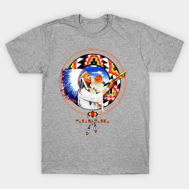 Wakan Tanka T-Shirt by Atsilout